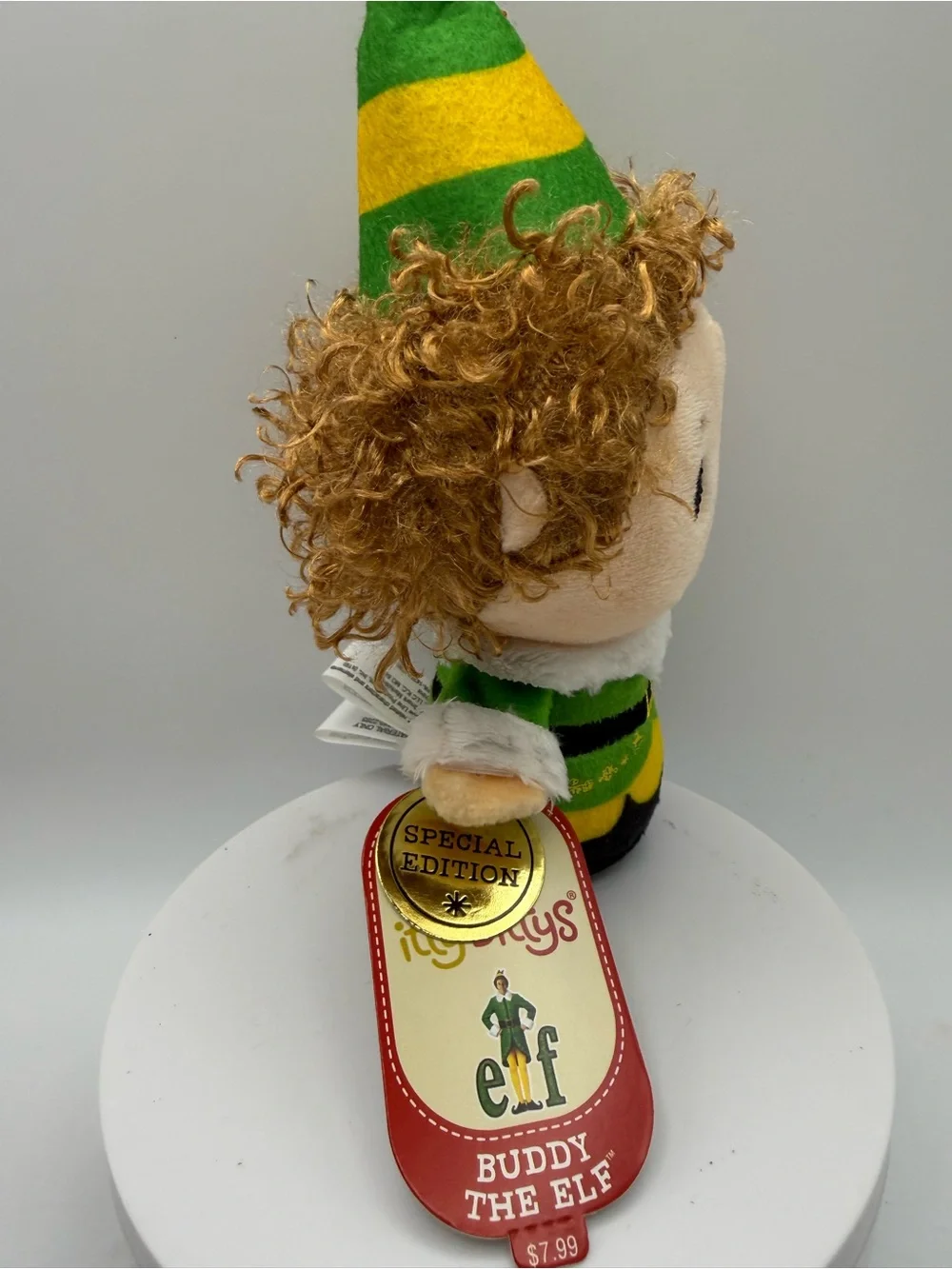 Ty Beanie Bittys Buddy the Elf Plush Toy - Green/Yellow